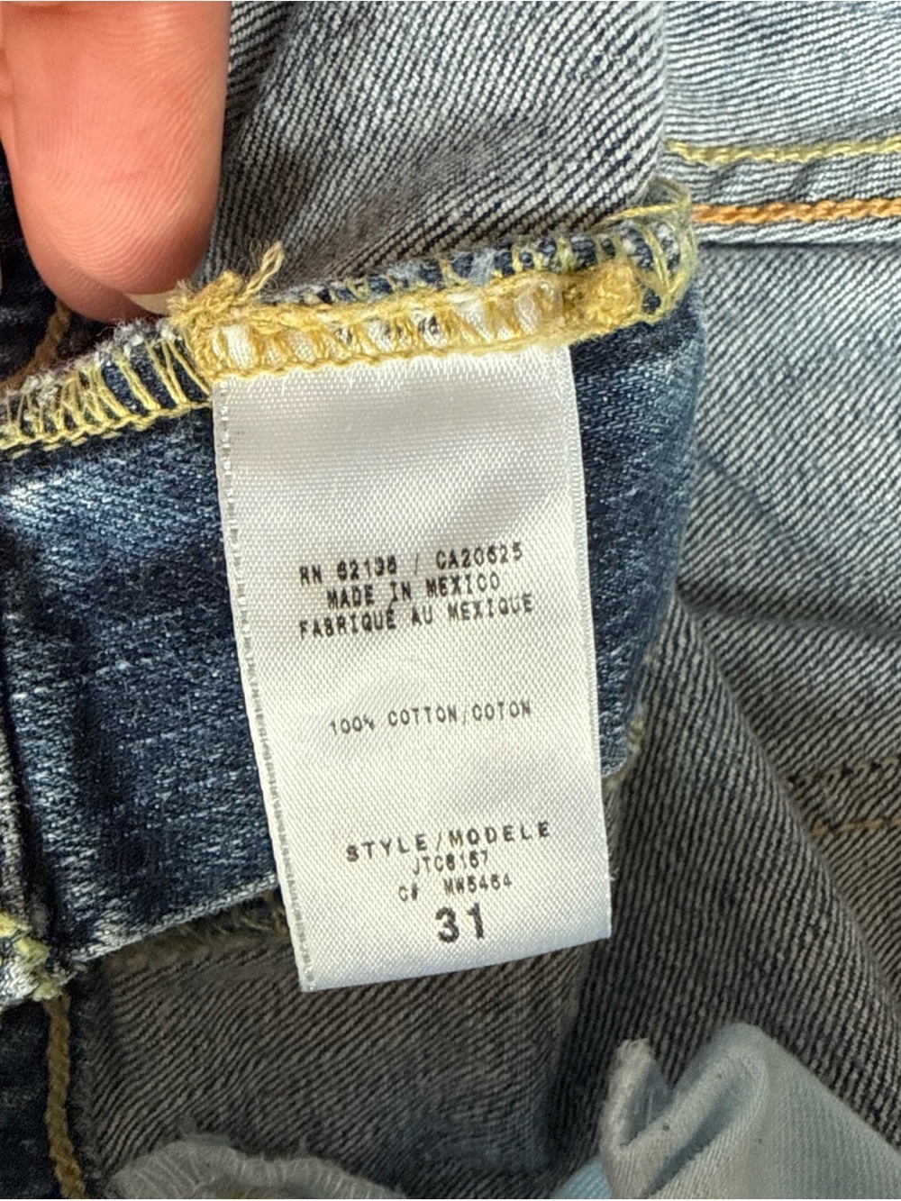 Guess Jeans Stretch 81 Y2K Low-rise Denim Jeans Women’s Size 31 - Picture 3 of 14